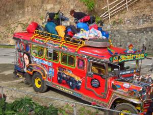 The bumpy jeepney ride from Baguio to Pulag 